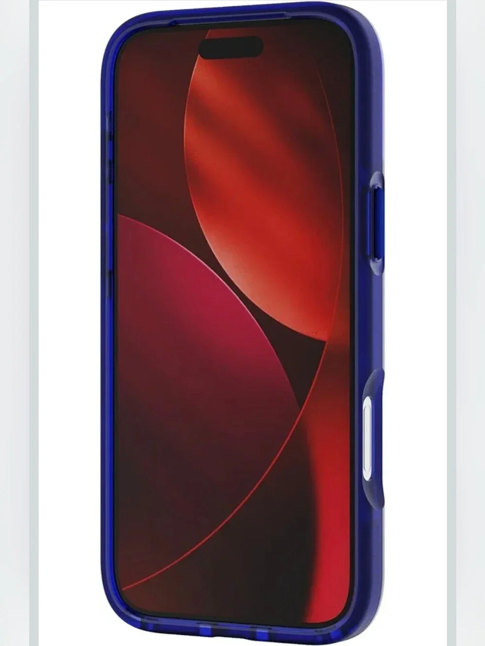 tech21 EvoCheck Blue Transparent iPhone 17 Pro Max Case 16-foot drop protection